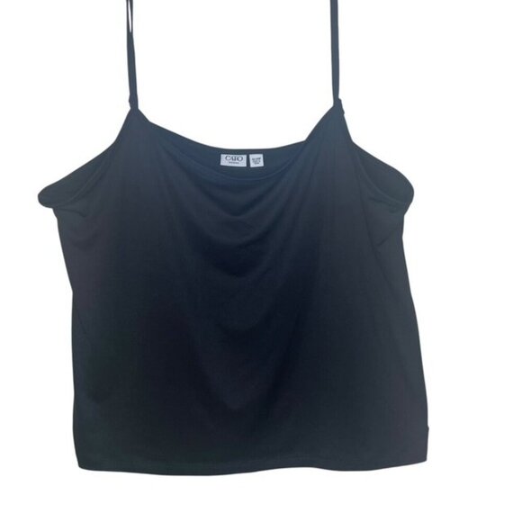 CATO Woman Black Camisole - Size 22/24W - Picture 2 of 6